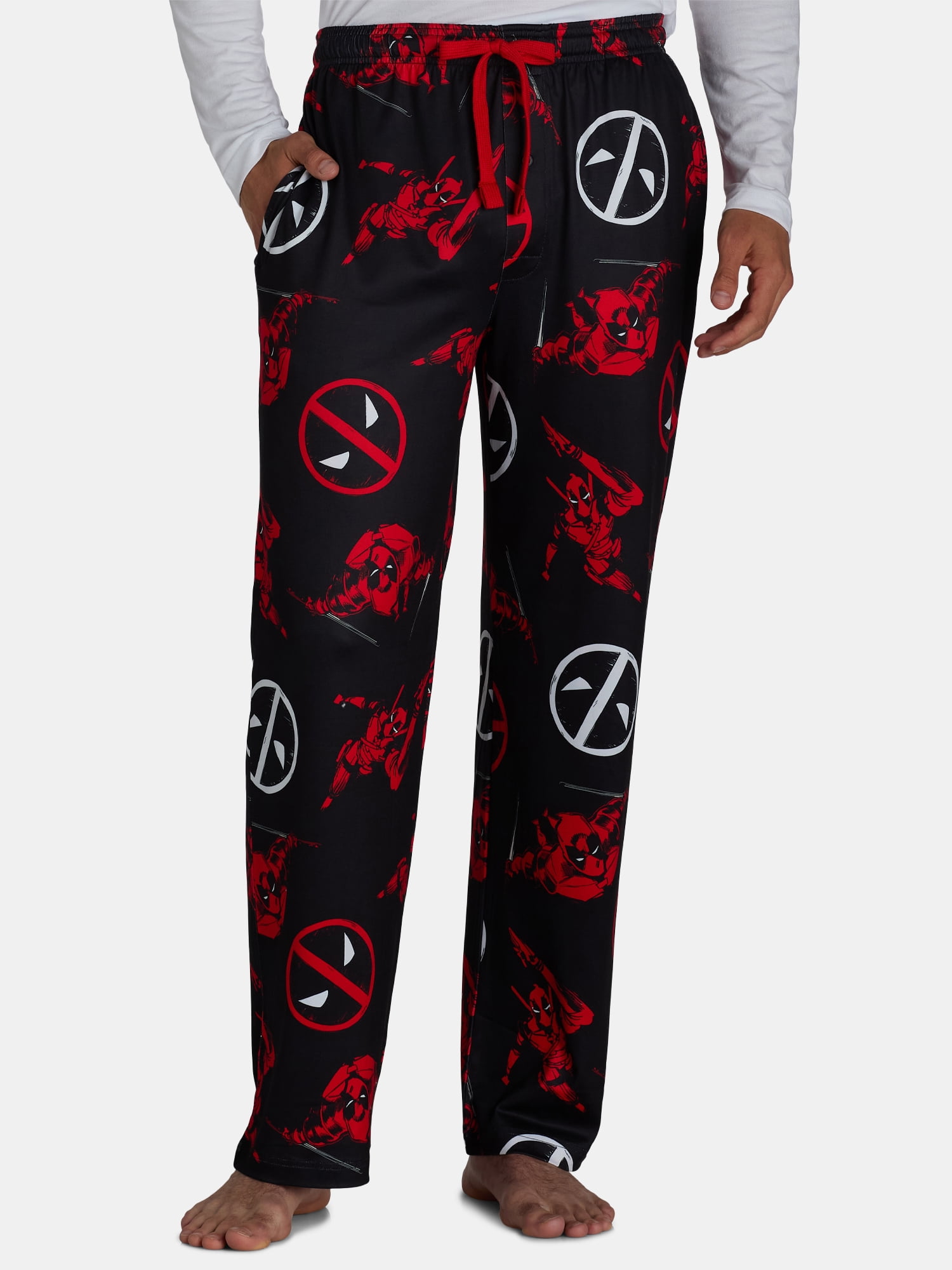 Deadpool Men's Pajama Sleep Pants, Sizes S-3XL