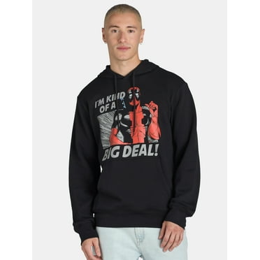 Deadpool Men's Pullover Graphic Print Hoodie, Sizes XS-3XL