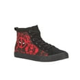 thumbnail image 1 of Deadpool Men's Screen-print High Top Sneaker, 1 of 5