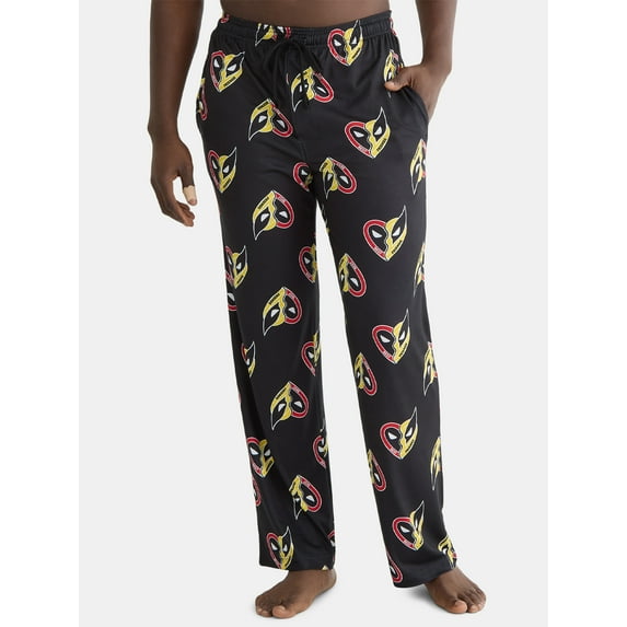 Deadpool Men's Valentine's Day Pajama Sleep Pants, Sizes S-2XL