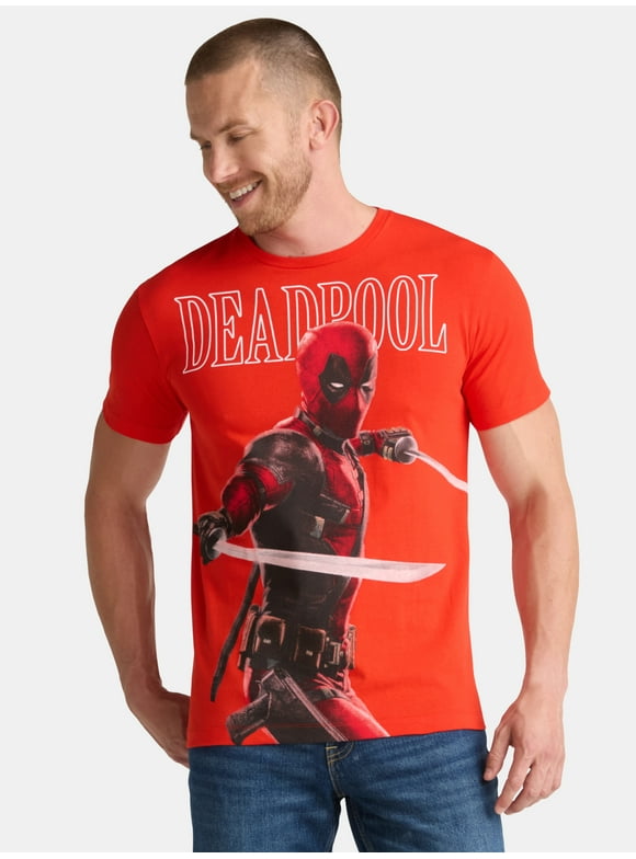 Deadpool Men's and Big Men's Big Pool Graphic Tee, Sizes S-3XL