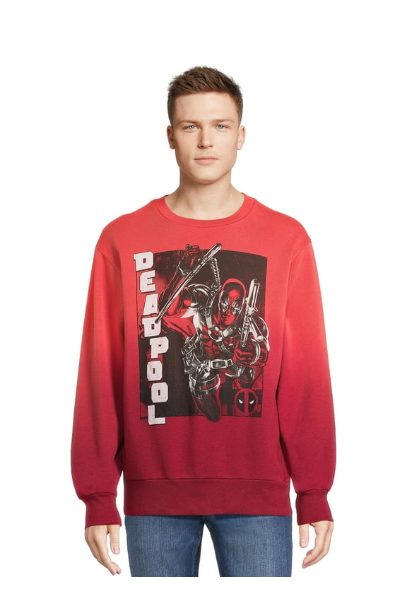 Men’s and Big Men’s Graphic Crewneck Sweatshirt, Sizes XS-3XL