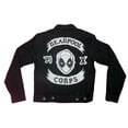 thumbnail image 1 of Deadpool Mens Denim Jacket - Mercs for Money 91 X Corps (Large), 1 of 3