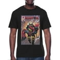 Deadpool, Mens Graphic Print Short Sleeve Tee, Poolverine Onesided