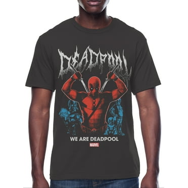 Deadpool, Mens Graphic Print Short Sleeve Tee, Swords, Sizes S-3XL