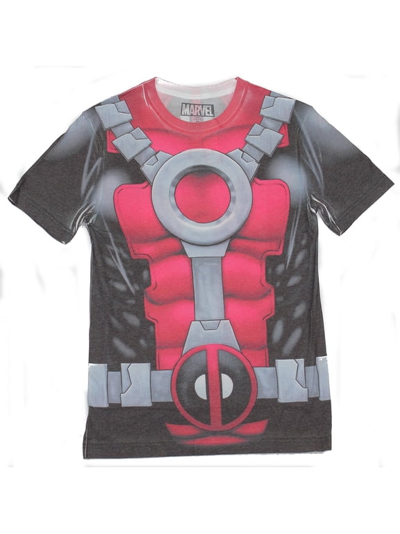 Deadpool Mens T-Shirt - Full Costume Front Sublimation