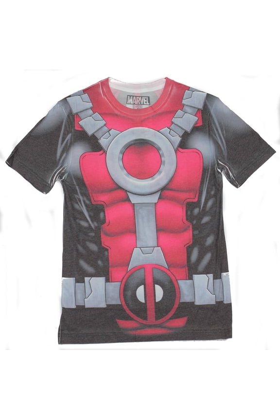 Deadpool Mens T-Shirt - Full Costume Front Sublimation