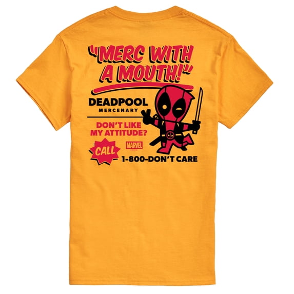 Deadpool - Merc Ad - Men's Short Sleeve Graphic T-Shirt