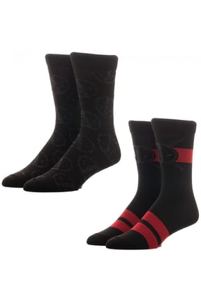 Mercenary Suit and Anti-Hero Insignia 2-Pack Crew Socks