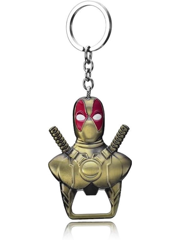 Deadpool Metal Keychain Keyring Bottle Opener