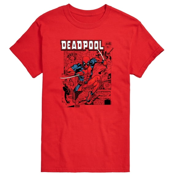 Deadpool - Panels - Men's Short Sleeve Graphic T-Shirt