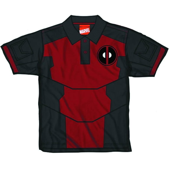 Deadpool Pool Polo Mens Red T-Shirt | S