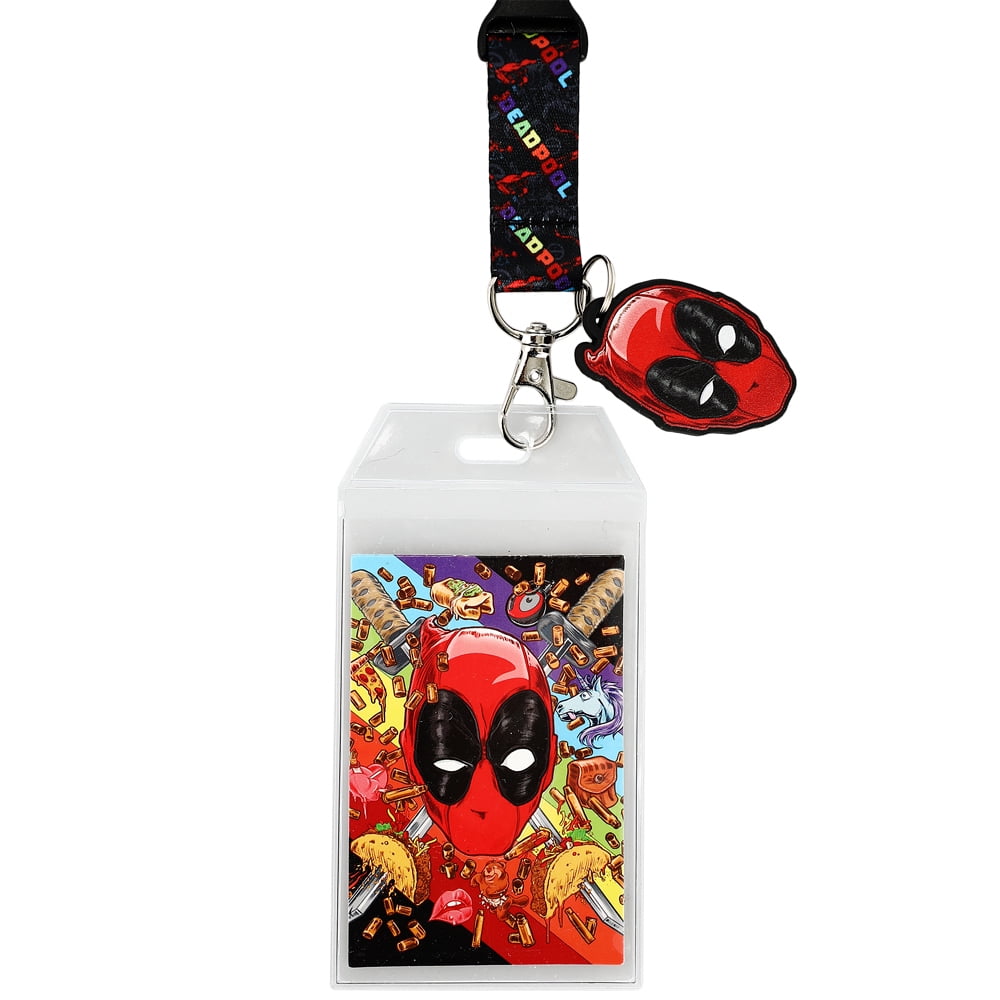 Deadpool Rainbow, Objects Of Affection Lanyard with Charm - Walmart.com