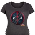 thumbnail image 1 of Deadpool - Scratch Logo - Women's Maternity Scoop Neck Graphic T-Shirt, 1 of 5