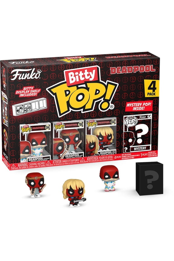 Deadpool Sleepover Funko Bitty Pop! Mini-Figure 4-Pack