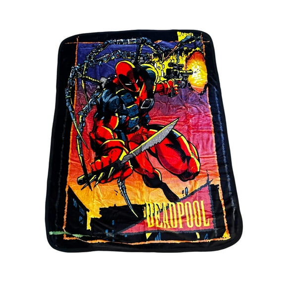 Deadpool Soft Plush 60"x80" Twin Size Blanket