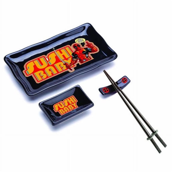 Deadpool - Sushi Baby Three Piece Sushi Set - Walmart.com