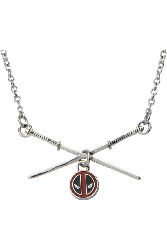 Deadpool Sword Women's Stainless Steel Pendant, 18 Chain