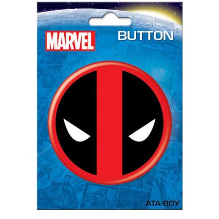 Deadpool Logo 3" Button