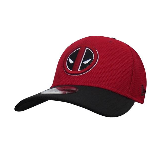 Deadpool Symbol Red and Black 39Thirty Fitted Hat-Medium/Large - Walmart.com