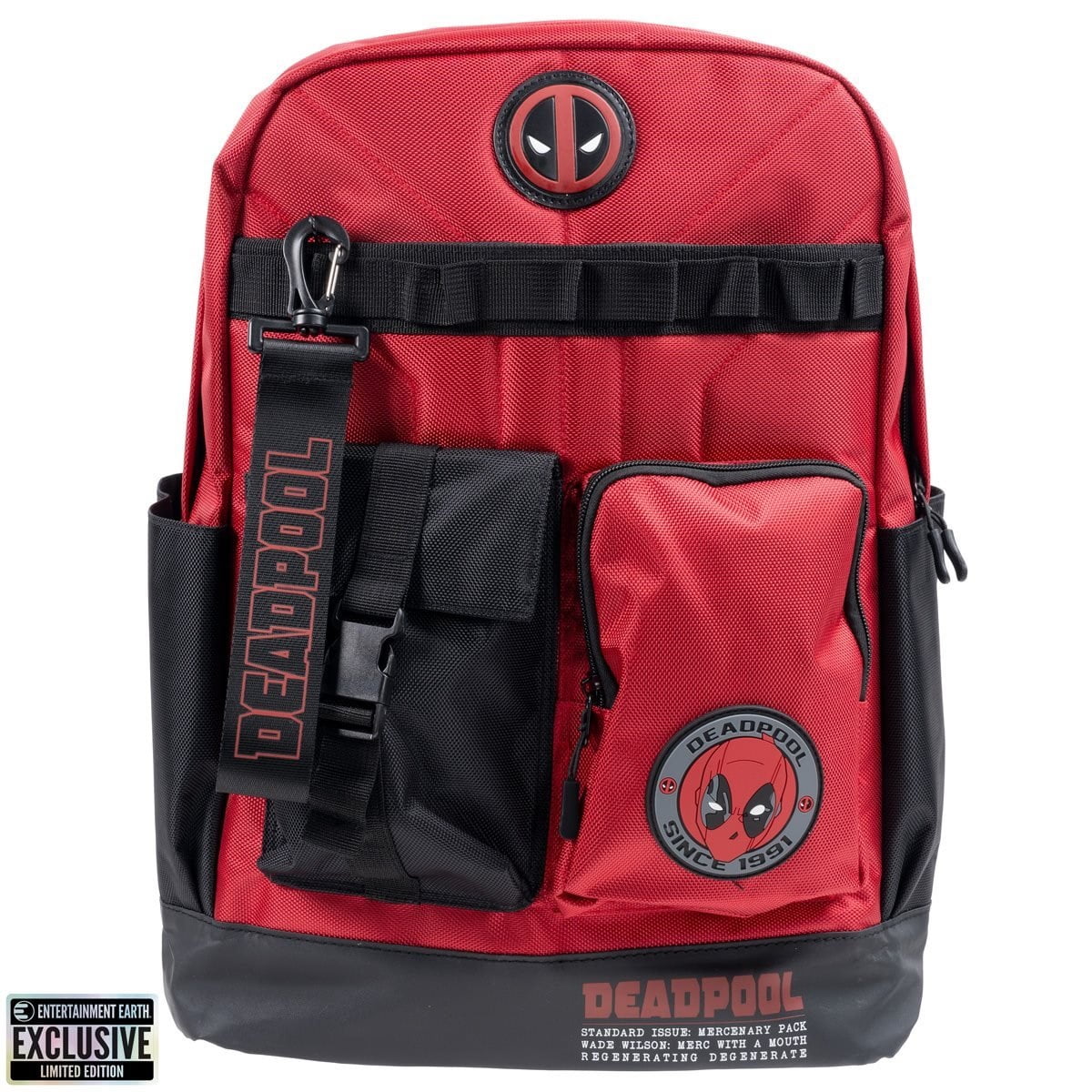 Marvel Deadpool Tactical Adult Backpack Exclusive - Walmart.com