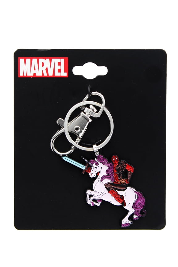 Unicorn Enamel Pendant Keychain