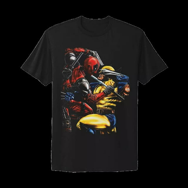 Deadpool Vs Wolverine, Amazing Hero X Marvel Movie TShirt