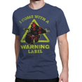thumbnail image 1 of Deadpool  Deadpool Warning Label Mens T-Shirt - Small, 1 of 4