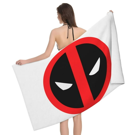 Deadpool And Wolverine Bath Towels Microfiber Quick-Drying Bath Towel Super Absorbent Large Towel Beach Towels for Adult Travel Swimming Camping Yoga 52x 32 inch