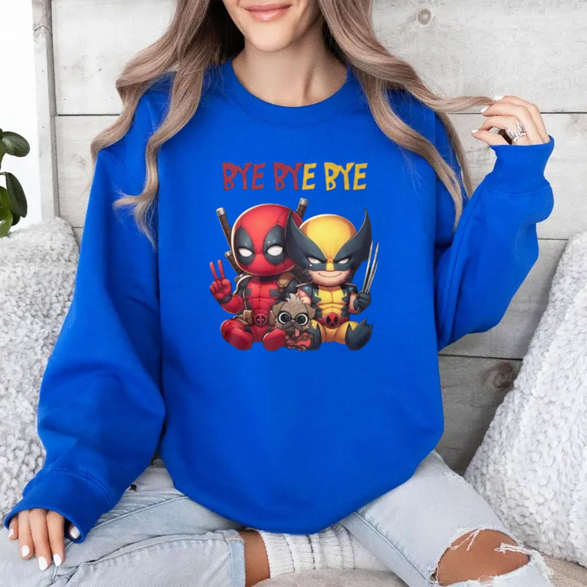 Deadpool Wolverine Bye Bye Bye Best Song For Hero T-Shirt - Walmart.com