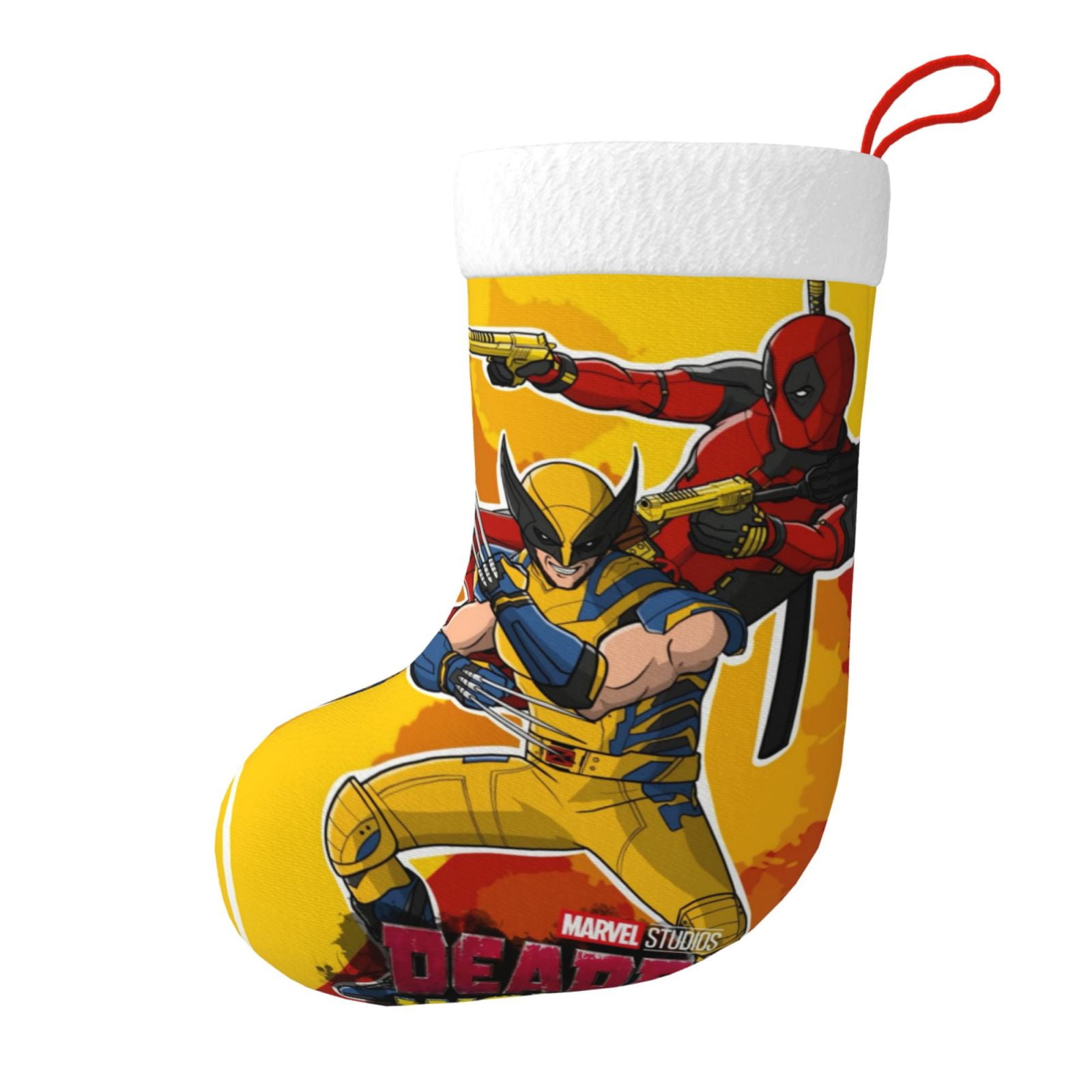 Deadpool & Wolverine Fan Art Christmas Stocking,Santa Stocking,18 Inch ...