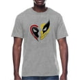 thumbnail image 1 of Deadpool & Wolverine, Men's Graphic Tee, Split locket, Sizes S-3XL, 1 of 6