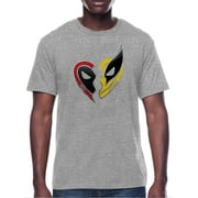 Deadpool & Wolverine, Men's Graphic Tee, Split locket, Sizes S-3XL