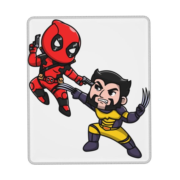 Deadpool And Wolverine Mouse Pad,Non-Slip Rubber Base MousePads for Office Laptop, Gaming Mouse Pad, Desk Pad Office Supplies,Office Decor,Desk Decor 7 x 8.6 inch