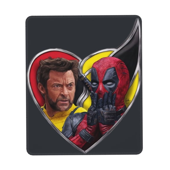 Deadpool And Wolverine Mouse Pad,Non-Slip Rubber Base MousePads for Office Laptop, Gaming Mouse Pad, Desk Pad Office Supplies,Office Decor,Desk Decor 7 x 8.6 inch