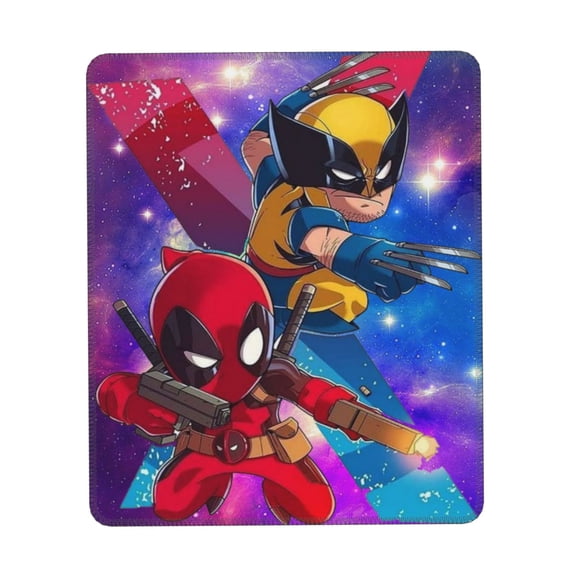 Deadpool And Wolverine Mouse Pad,Non-Slip Rubber Base MousePads for Office Laptop, Gaming Mouse Pad, Desk Pad Office Supplies,Office Decor,Desk Decor 7 x 8.6 inch
