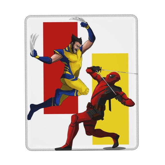 Deadpool And Wolverine Mouse Pad,Non-Slip Rubber Base MousePads for Office Laptop, Gaming Mouse Pad, Desk Pad Office Supplies,Office Decor,Desk Decor 7 x 8.6 inch