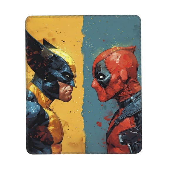 Deadpool And Wolverine Mouse Pad,Non-Slip Rubber Base MousePads for Office Laptop, Gaming Mouse Pad, Desk Pad Office Supplies,Office Decor,Desk Decor 7 x 8.6 inch