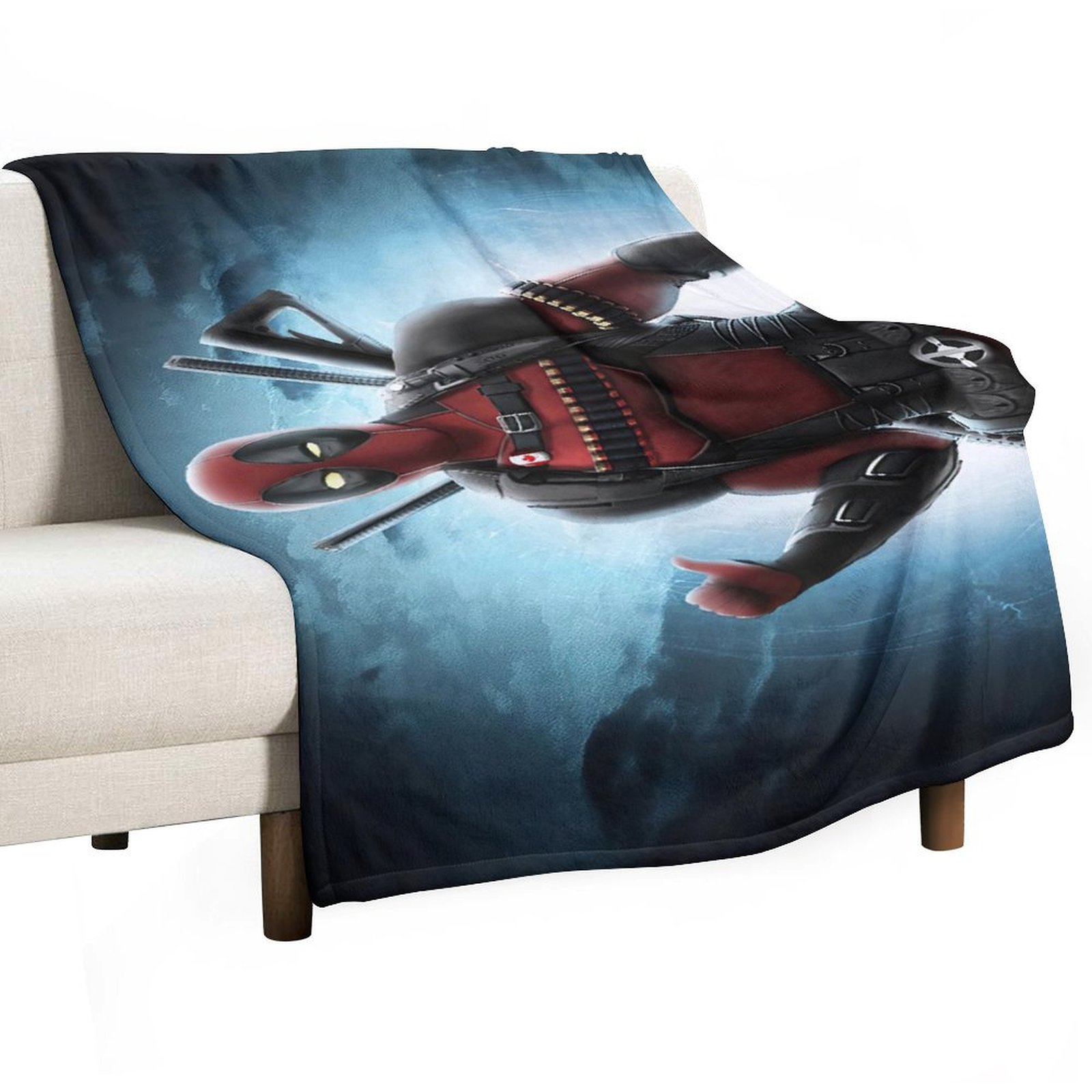 Deadpool & Wolverine Tough Guy, 40" X 60" Deadpool Micro Raschel Throw