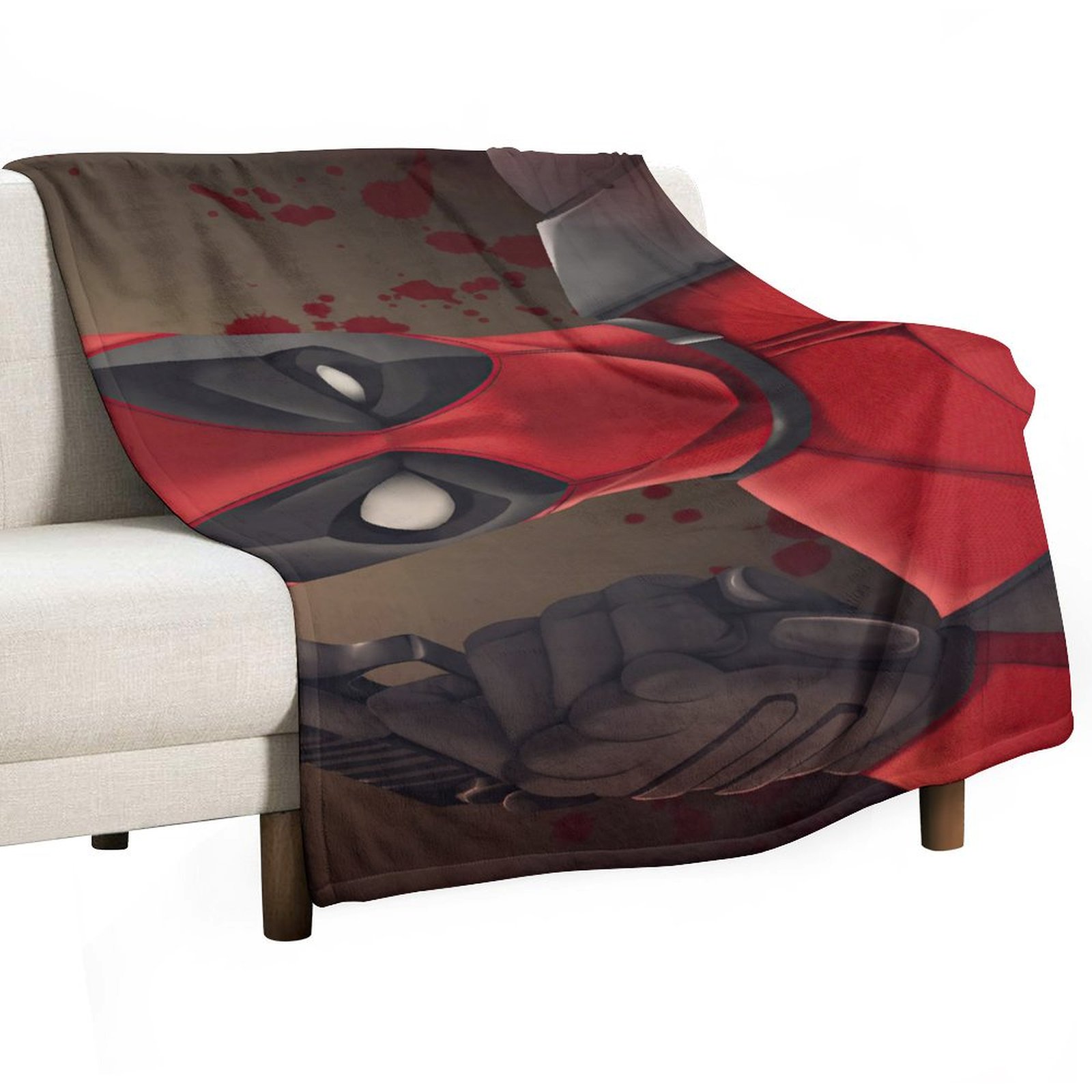 Deadpool & Wolverine Tough Guy, 40" X 60" Deadpool Micro Raschel Throw