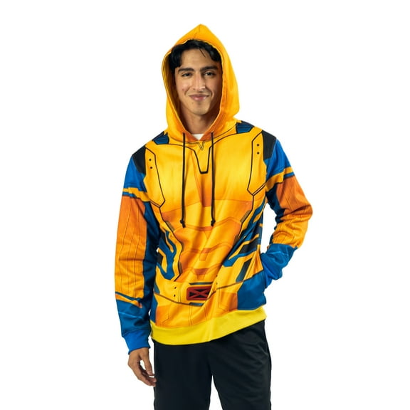Deadpool & Wolverine Wolverine Costume Men's Cosplay Hoodie -Large