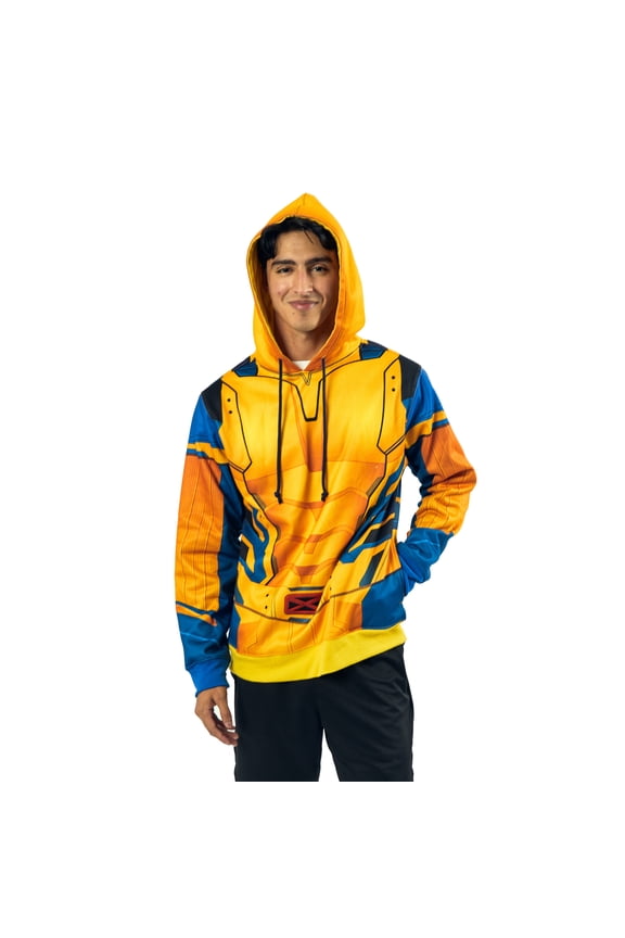 Deadpool & Wolverine Wolverine Costume Men's Cosplay Hoodie -Small