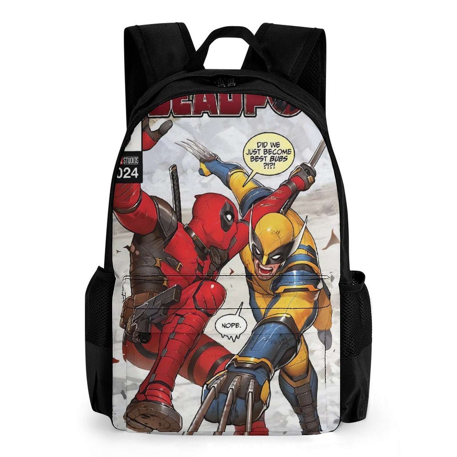 Deadpool & Wolverine56 Laptop Backpack With Pockets Large Capacity ...