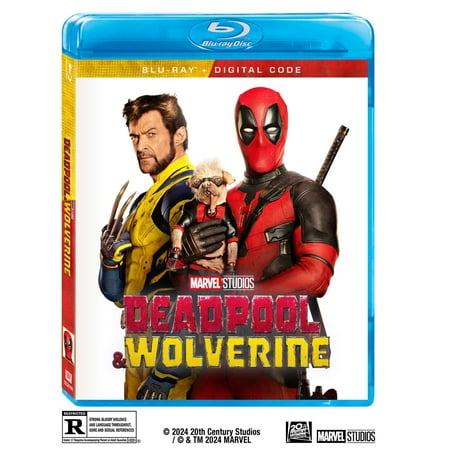 Deadpool and Wolverine (Blu-ray + Digital) Disney Action & Adventure
