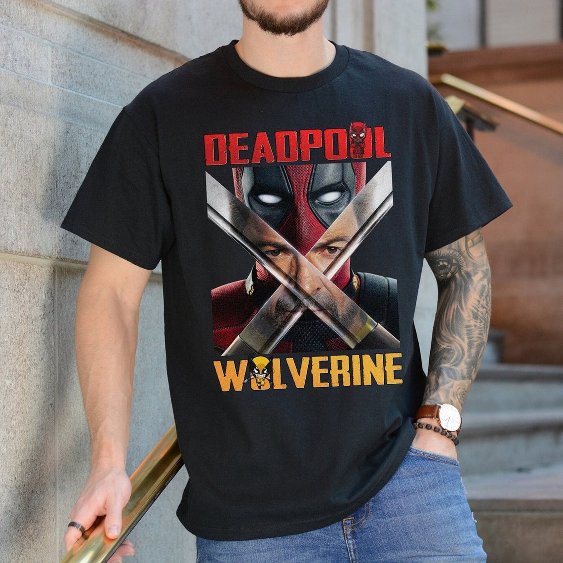 Camiseta Deadpool Superhéroes Marvel - Foto 4