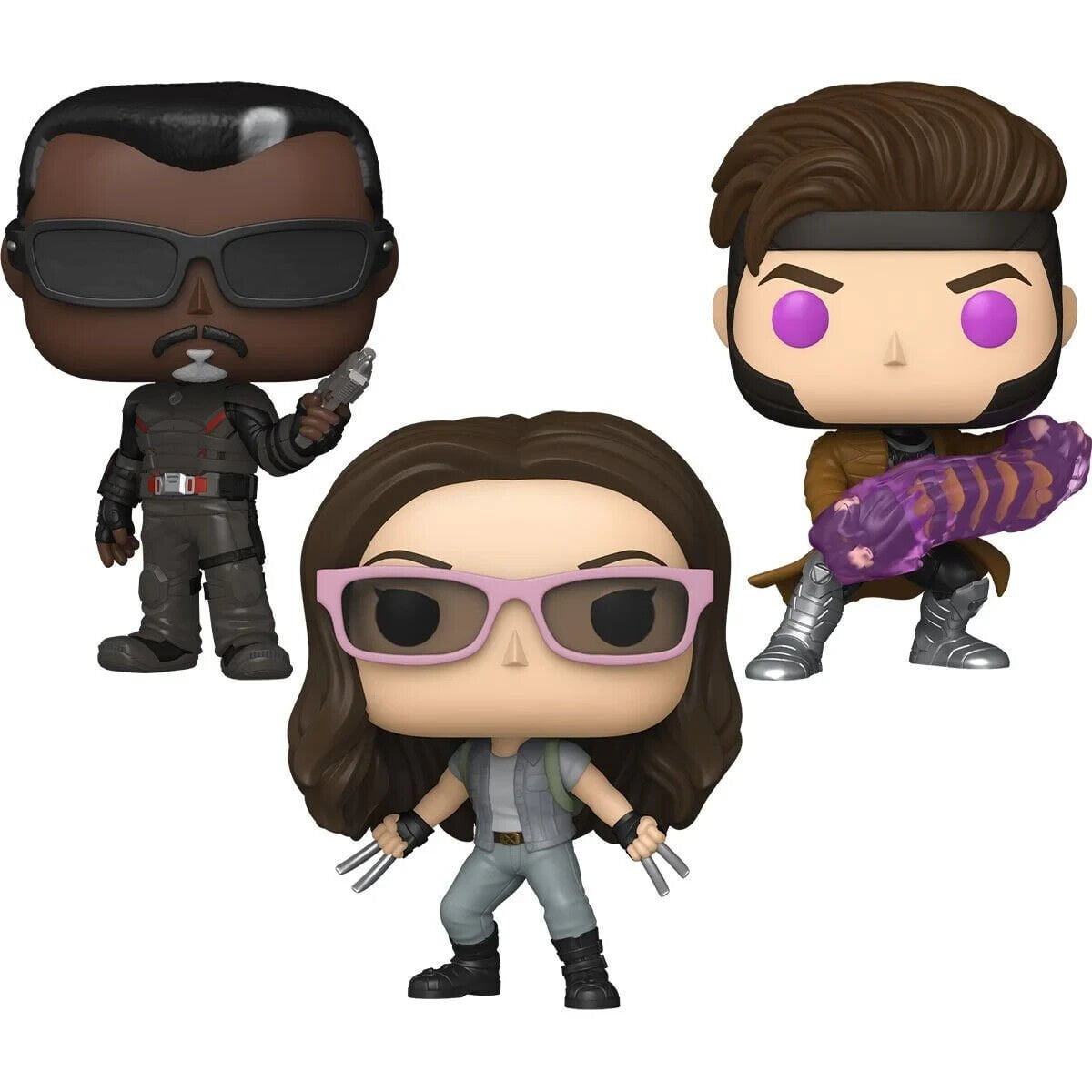 Deadpool and Wolverine Wave 3 Funko Pop! Set of 3 (Blade Deadpool and Wolverine Wave 3 Funko Pop! Set of 3 (Blade