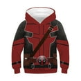 Deadpool costume Kids' Superhero Costume Hoodie Red and Black Pullover ...