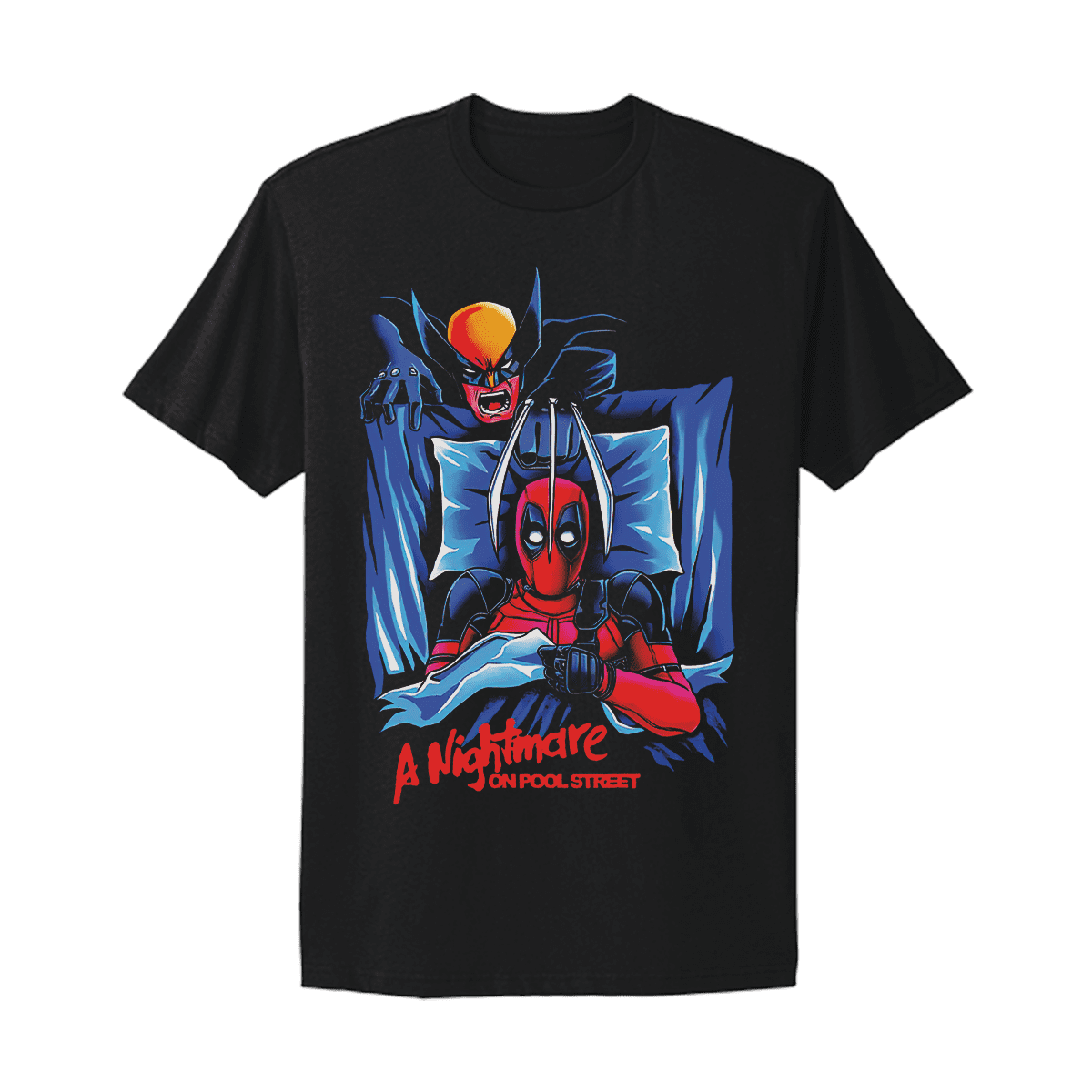 Deadpool vs Wolverine, Amazing Hero XMen Marvel Movie TShirt