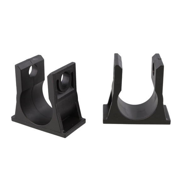 Deadwood Crafted Tools 1in Hose Clamp - 2pk U-Shaped Pipe Clamps 1 Inch Brackets
