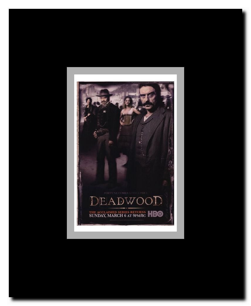 Deadwood Framed Movie Poster